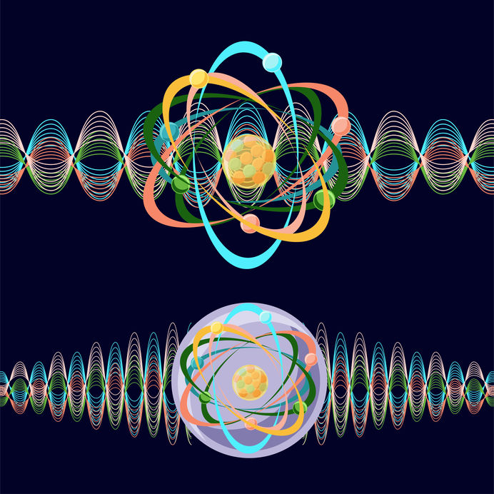 Illustration mécanique quantique / 123RF